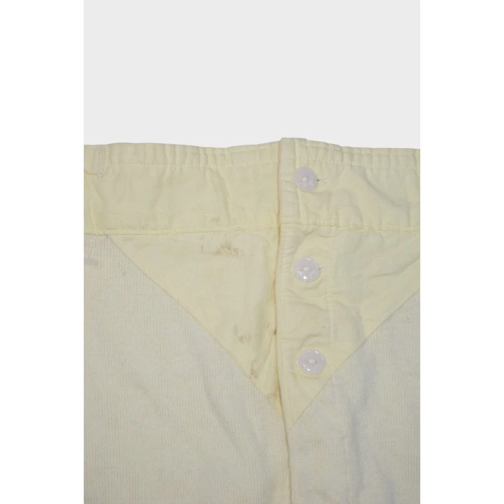 Vintage Hanes Thermal Pants Mens Large 38 Base Layer Long John White 70s USA
